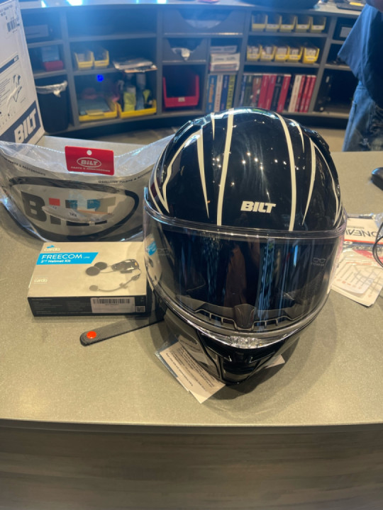 Getting the Full Package, New Lid, Mirror Shield, Cardo Helmet Kit. ?️???