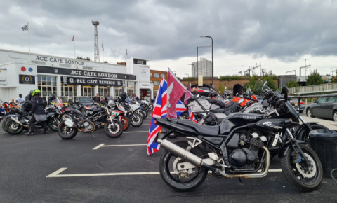 Great stop at Ace cafe