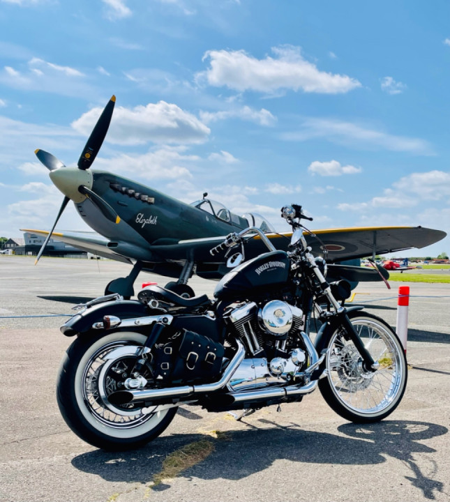 North Weald with a Spitfire