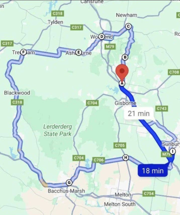 1st Group ride Sunday 4 May (Melbourne, Bundoora/ Sunbury