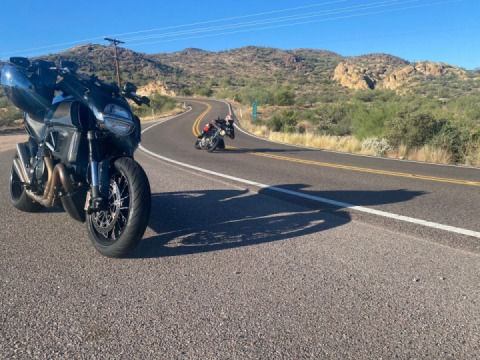 Playing in the canyons this morning!