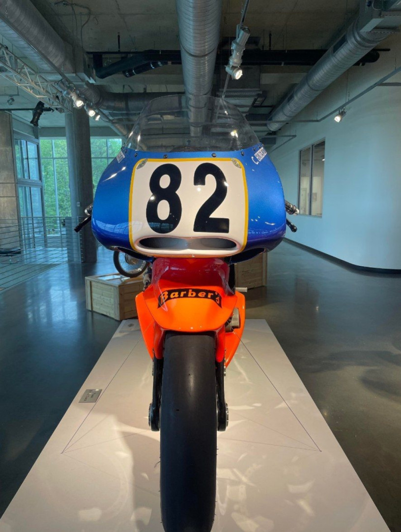 The legendary Britten V-1000 at Barber Vintage Motorcycle Museum in Alabama