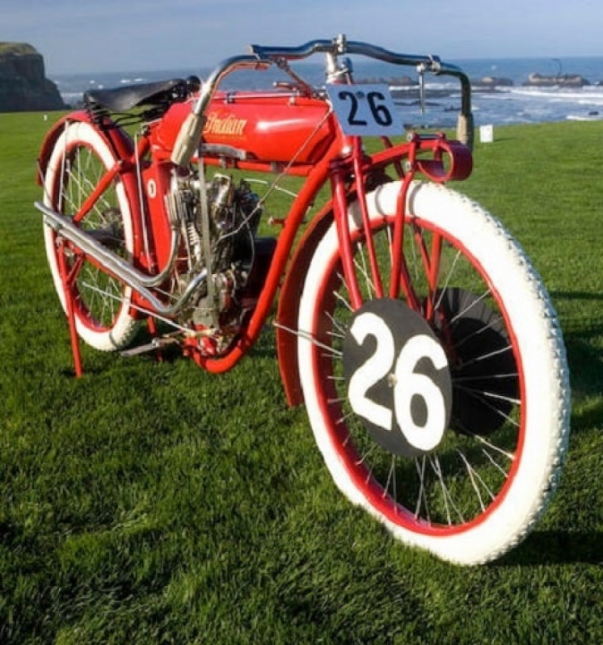 Replica Indian V-twin 1911, Isle man of TT