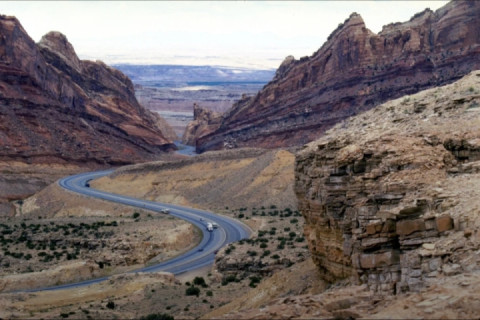 Interstate 70 at the San Rafael swell, Green River