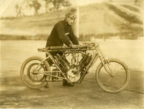 A true motorcycle gladiator