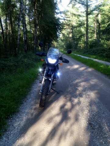 First time riding the GS, amazing on these roads