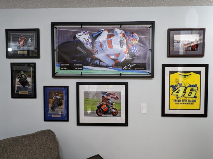 The room of a true Moto GP fan