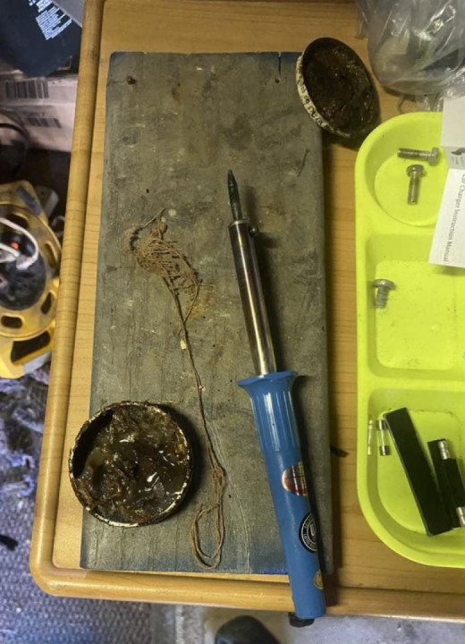 A little wrenching and soldering, etc., = new USB hub