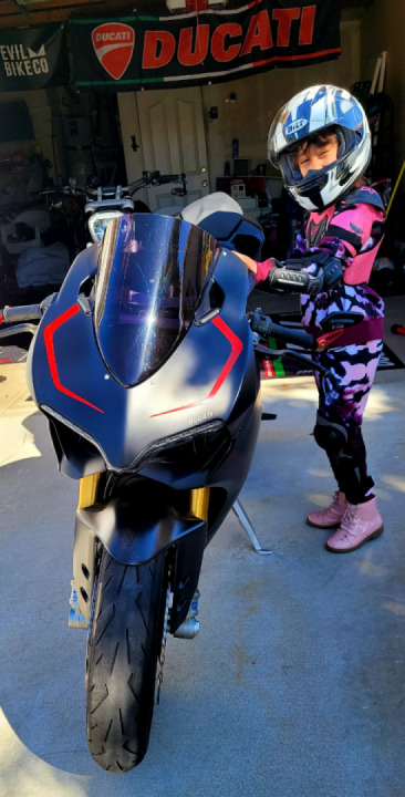 Happy and content after a ride. ❤