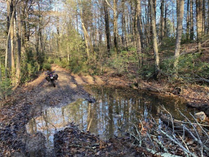 Pride comes before the fall. Picking the bike up happens right after that