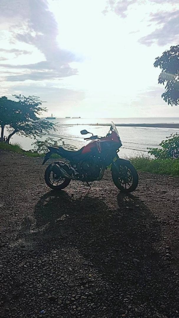 On the ocean shore