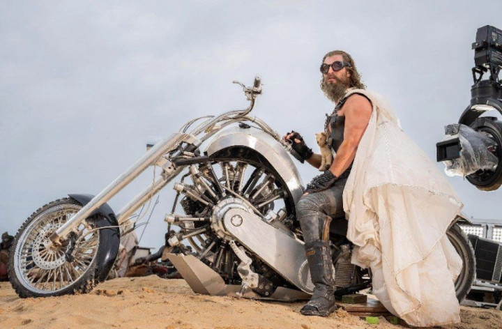 Chris Hemsworths custom radial engine bike for the new Mad Max movie