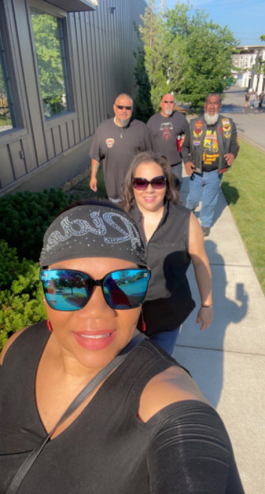 Day 2 Harley Davison White Lightning