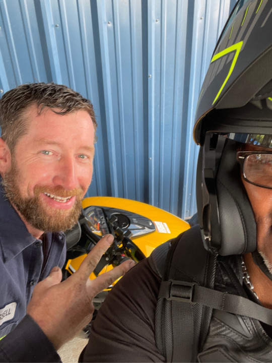 Finally got to ride my bike even if it was just to work. No feeling like Moto riding ????