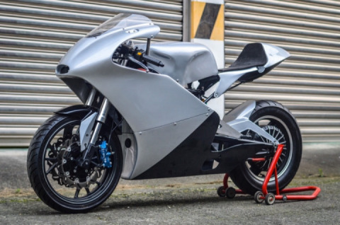 Ben Chen's Electric Bike with TYGA-Performance Suzuki RGV250 VJ22 fairing set