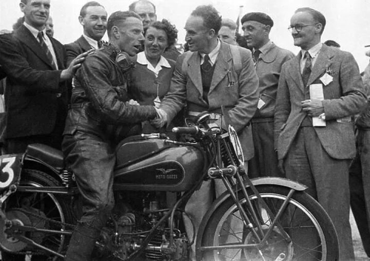 Post-War 1947 Isle of Man TT. Motorcycle Race #29