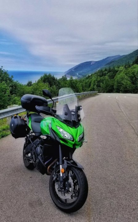 Fun time today with quick blasts up and down the climb to Skyline on the Cabot Trail.