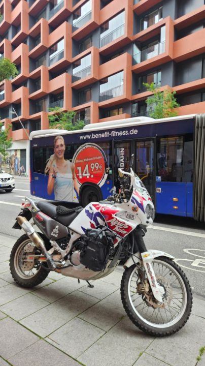 You don't need a gym for wellness and fitness if you ride an Africa Twin