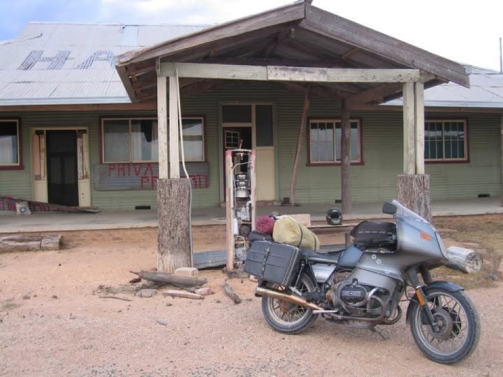 Wild west NSW, about 2007 Hatfield Hotel. No beer, no fuel.
