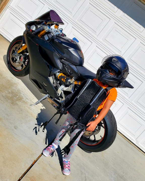 After a short ride thru the neighborhood she told me that today was the best day of her life ?