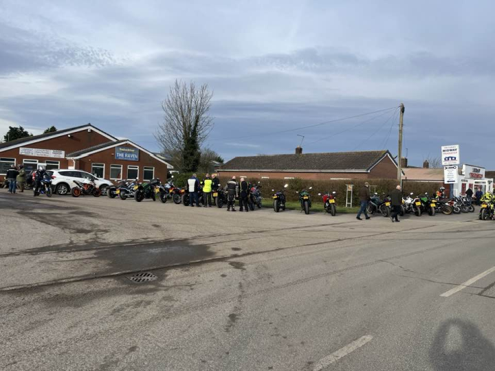There were a lot of bikes at Whitchurch this morning.
