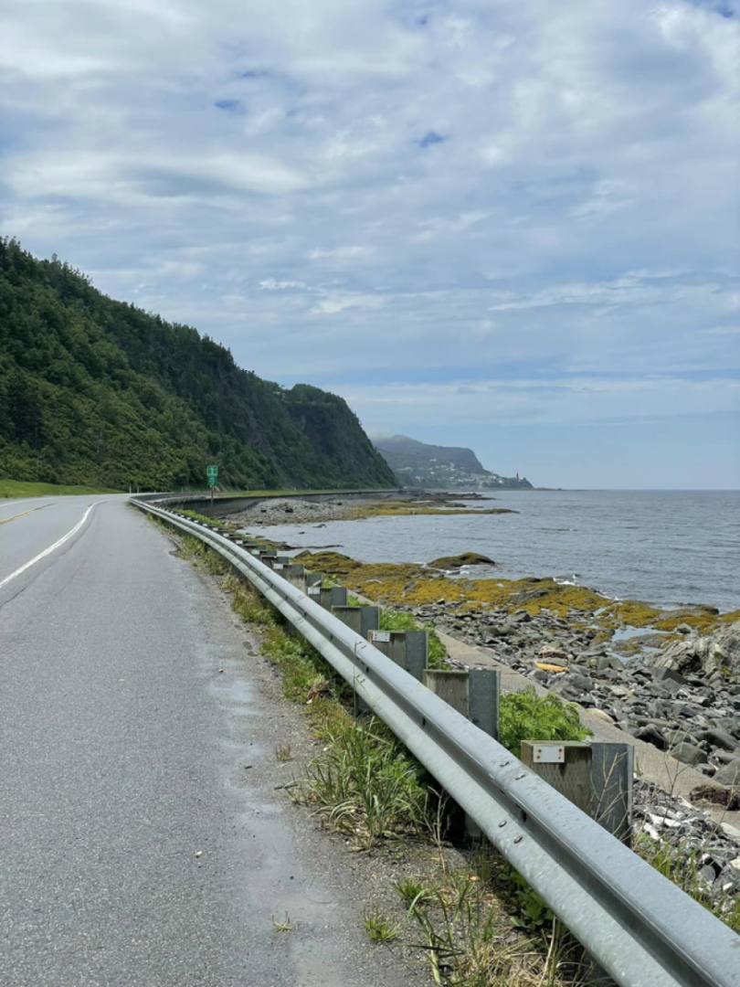 Route 132 around the Gaspé peninsula has to be one of the top bike roads