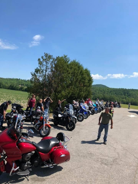 A few photos from our benefit ride today