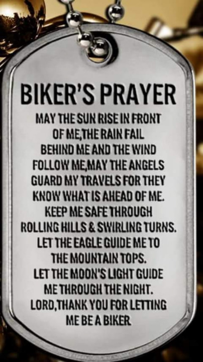 Biker's Prayer