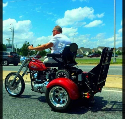 The definition of "Adapt and overcome"... wind therapy no matter what... ?