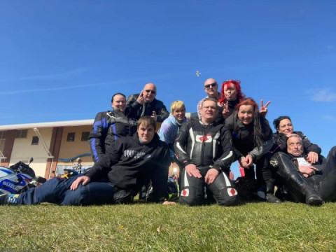 Nice ride to Wells-next-the-Sea & Hunstanton with Sunstorm 's bikers