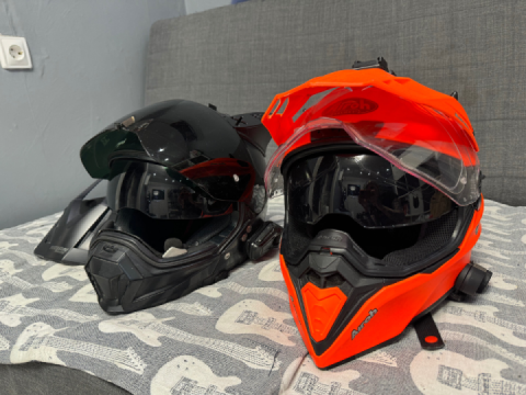 Dualsport helmet. Pros and Cons.