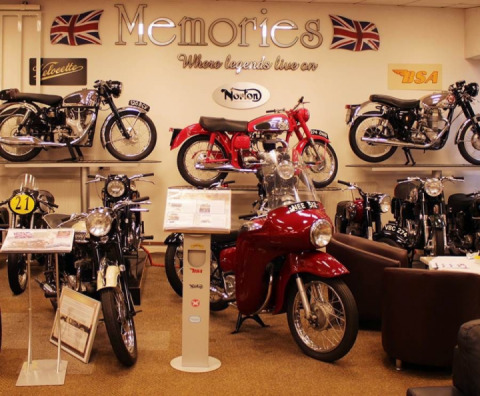 A motorcycle museum that you can visit...