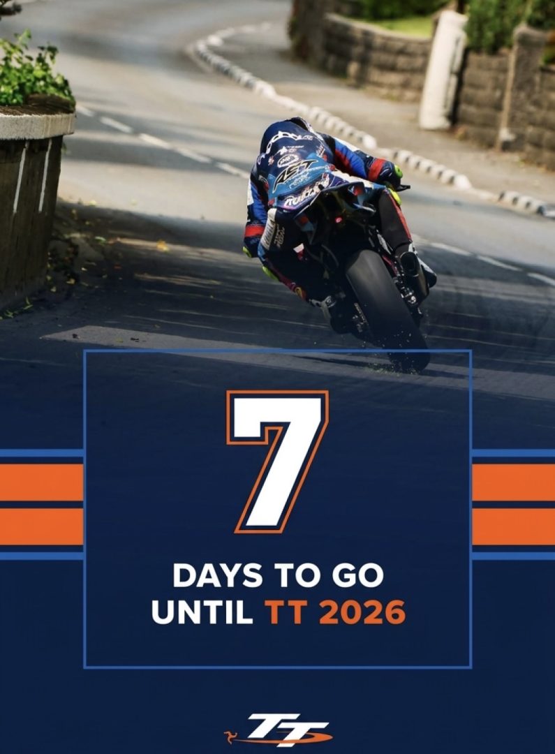 7 days to go until TT 2026 qualifying 🏍️