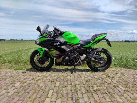 Even uitlaten in de Flevopolder en de aftermath op m'n helm