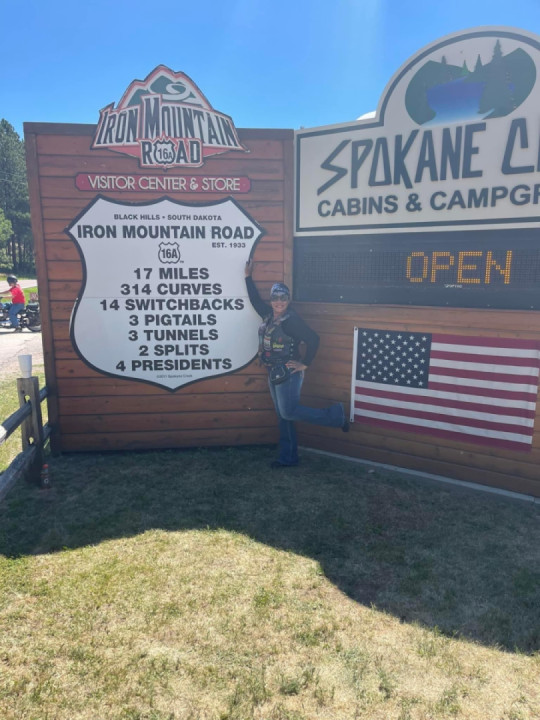 US 16A and SD 36 in Custer State Park. Along the highway….