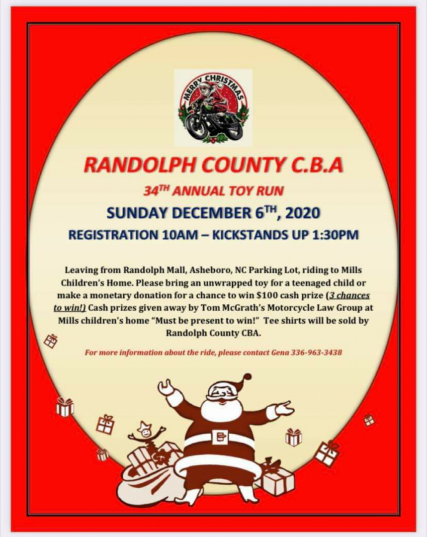 34 Annual Toy Run motorcycle group ride