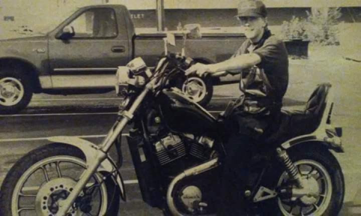 Me in 1986 on my 1st motorcycle.Then I was hooked.