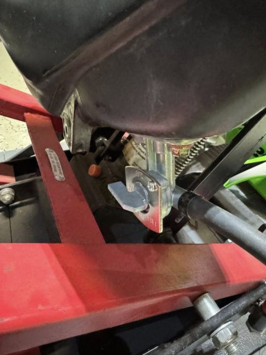 New petcock and new air filter for the Kawi 110