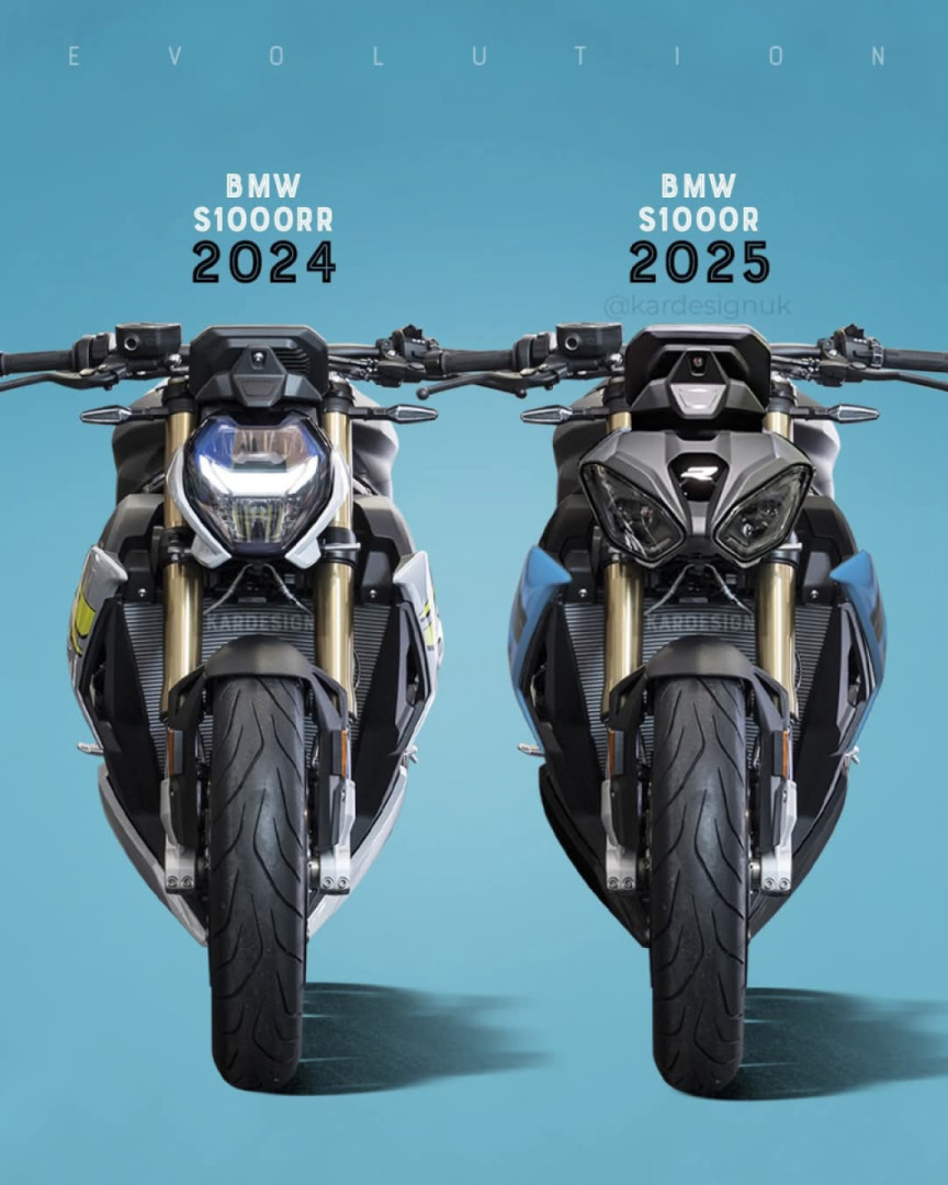 The BMW S1000R finally made the switch to twin headlights for 2025