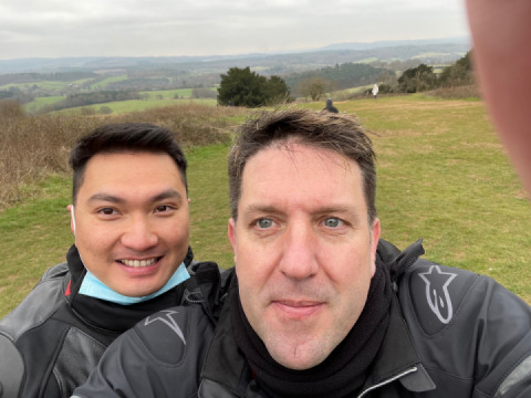 Our weekly allowance of fresh air and views whilst in lockdown