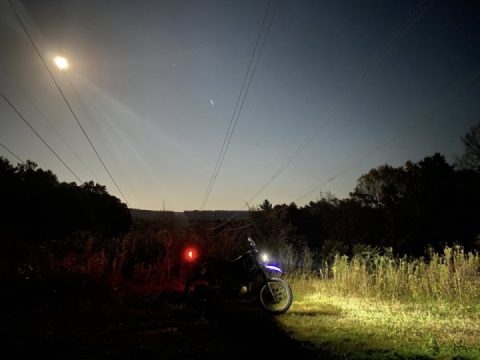 Nice night for an extended ride.