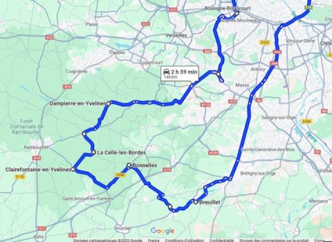 Today we're heading out into the cool of the Chevreuse Valley