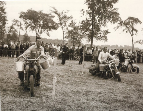 Vintage Motorcycle Field Games