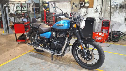 A clean MOT pass today for my Royal Enfield Meteor 350cc Supanova,
