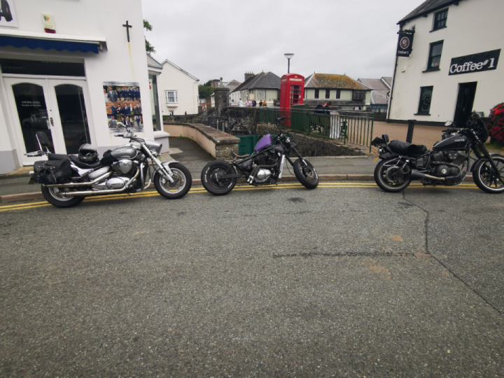 Ride with some mates stop for coffee