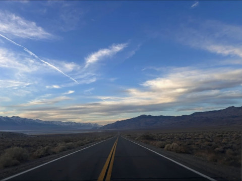 CA-120 near Lone Pine