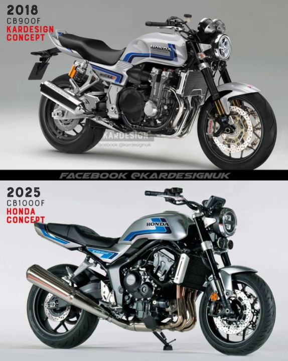 Honda last week revealed their Hornet 1000-powered CB1000F concept,