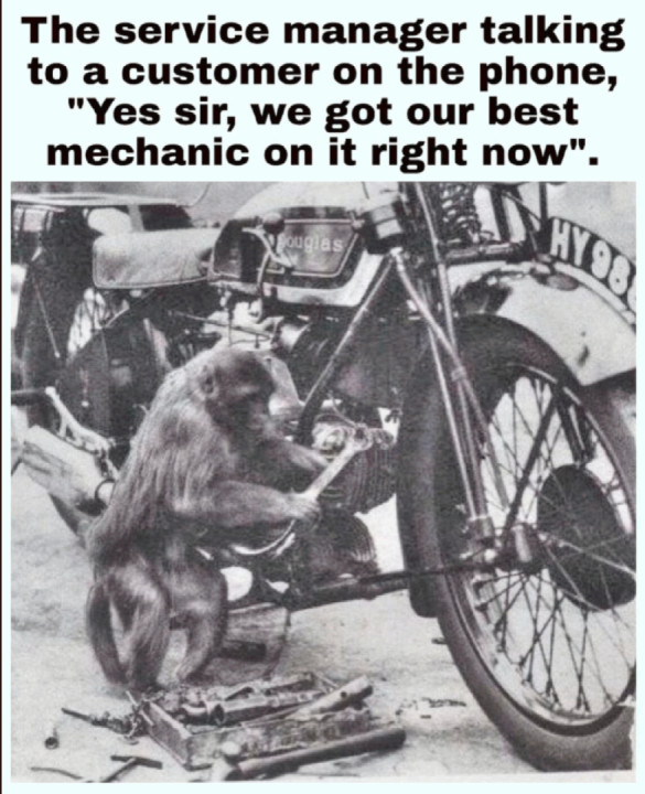 Out of those 3 characters, I was not the manager neither the customer ???...?'