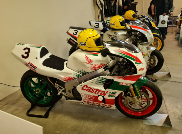 Michael Dunlop and the family bikes