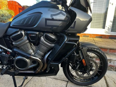 Рerformance bike has been treated to a showroom clean. 